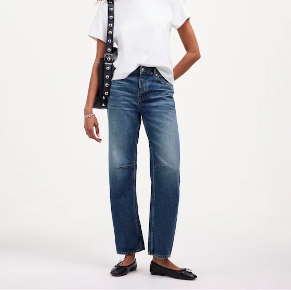 Madewell Women's Straight Leg Blue Jeans